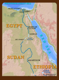 Blue Nile Map